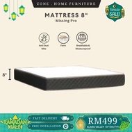 Mattress - Missing Foam Mattress/ Single/ Queen/ tilam/Rebond Mattress/8inch Queen/King Size/5Inch S