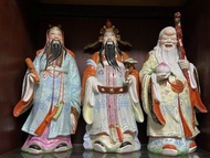福祿壽三星 陶瓷古董