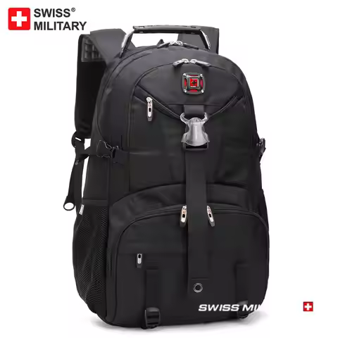 SWISS MILITARY New Hot Multifunction Large Capacity Male Bag Fashion Travel Usb Charging Waterproof 