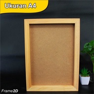2d Pine Wood Photo Frame A4 size (21x30)cm