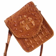 Shoulder bag Suitable for use as a document bag Made of genuine crocodile leather larger than A4 bri