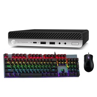 HP EliteDesk 705 G4 Mini Desktop Computer, AMD Quad-Core Ryzen 5 2400GE up to 3.8GHz, 16GB DDR4 RAM,