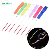 AN.MART 2m Professional Gym Ribbons Dance Ribbon Rhythmic Art Gymnastic Ballet Streamer MY