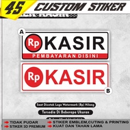 Cashier Stickers Cashier Payment Sticker/s Payment Sticker/s