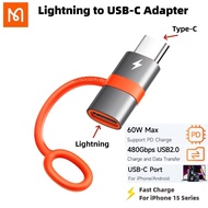 (Tương thích với iPhone 15 Series) MCDODO Silicone móc sét để USB-C Adapter PD thiết bị sạc nhanh ch