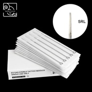 RL5 Tattoo Needle 5RL Coil/ - Hand Poke - Needle Tattoo Round Liner Coil & Rotary - Premium - Qualit