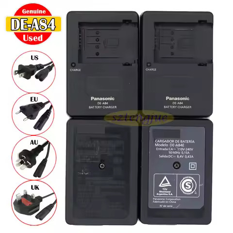 Used Original DE-A84 Charger for Panasonic DMC-FZ40GK FZ45EF FZ48 FZ100GK DMC-FZ150 DMC-FZ72 DMW-BMB