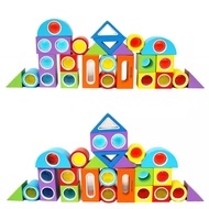 Imaginarium Wooden Prism Blocks / Building Blocks / Prism Blocks