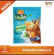Es Teh Poci Rasa Pandan Vanila Kemasan Sachet Bubuk