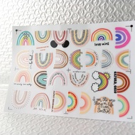 Bifrost Rainbow Bridge 3D Waterproof DTF UV Transfer Stickers DIY Decal