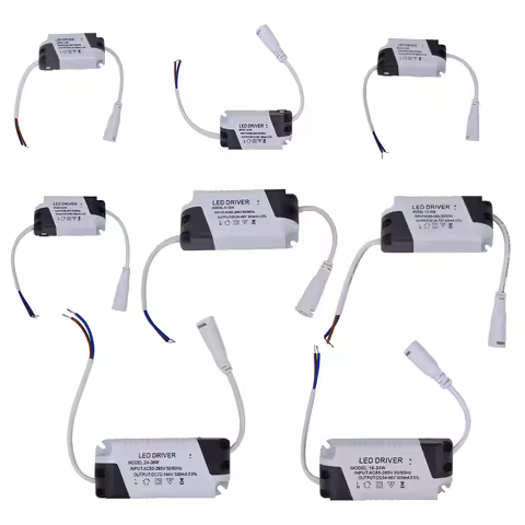 LED Constant Current Driver AC85-265V 3-4W 4-7W 8-12W 12-18W 8-24W Power Supply Adapter Transformer