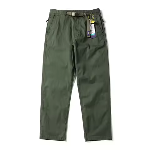 25SS Japanese Retro Purple Label City Boy Stretch 100% Cotton Loose Straight-Leg Casual Workwear Pan