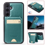 For IPhone 17 16 PRO MAX 17 AIR 16E 16 PLUS Stand Detachable Magentic Wallet Leather Case MagSafe Co