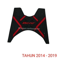 PAKETAN 2IN 1 KARPET BEAT FI ESP / PIJAKAN ALAS KAKI KENDARAAN plus MUDFLAP BEAT KARET PENAHAN LUMPU
