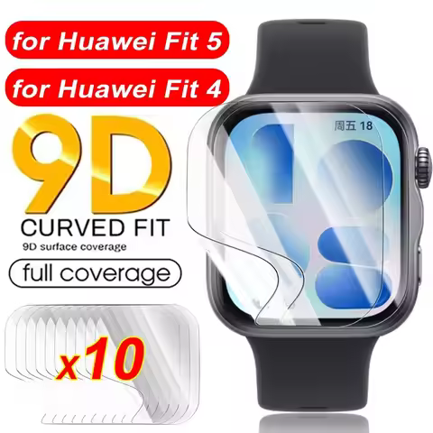 1-10Pcs Soft Hydrogel Film For Huawei Watch Fit 5 4 Pro Screen Protector HD Clear Protective Covers 