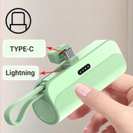 Cloema Powerbank Fast Charging 2 in 1 10000mah 5000mah Mini Portable Powerbank Miniso Untuk iPhone A