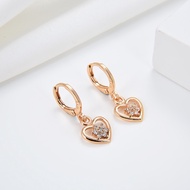 Agate 21e Anting Titanium Wanita Anti Karat Dan Anti Luntur Asli Dewasa Panjang Silver Jewerly Ori T