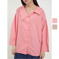 Women's Tops - Bobo Tokyo - Isvara Asymmetric Collar Shirt