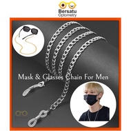 Glasses Chain For Men Rantai Mask Lelaki Style Chain Necklace For Men Eyeglasses Chain For Men