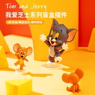 MINISO Famous Innovation and Excellence Product Tom&amp;Jerry, I Love Cheese Series Blind Box Decoration, Cat and Mouse Style Random