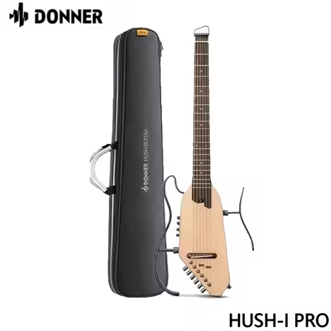 Donner HUSH-I PRO Intelligent Light Guitar Portable Mute with Effects Tone Guitar