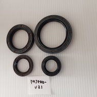 (4pcs PAJERO-V31) Timing Oil Seal for Mitsubishi Pajero v31 v34 4g64 1997 Delica L400 Space Wagon 2.
