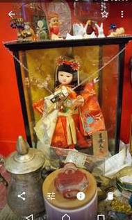 日本古董■珍藏娃娃■神情傳神■好有韻味～值得擁有