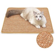 FUKUMARU Cat Scratcher Mat, 23.6 X 15.7 Inch Natural Sisal Cat Scratch Mats, Horizontal Cat Floor Sc