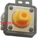 10PCS Tact Switch 12*12*7.3 Square Head B3F-4055 Straight Plug 4 Pin Yellow