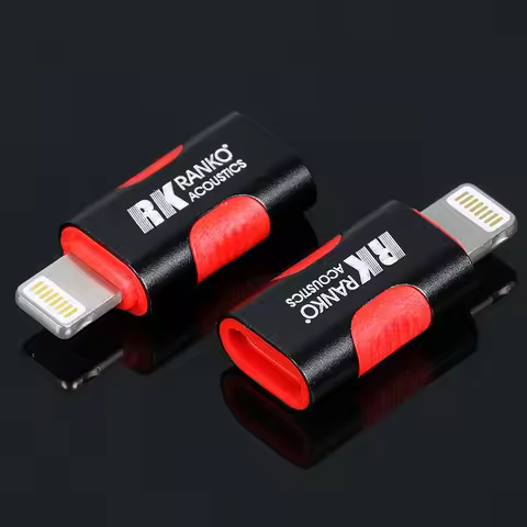 RANKO RLC-100 Lightning to USB-C Adapter Hi-Fi Audio OTG Connector for iPhone iPad
