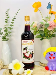 Siro Măng Cụt(Syrup Mangosteen)KingTea.XT-Chai Thuỷ Tinh 800ml