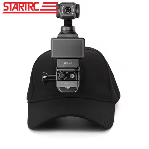 For DJI Pocket 3 Accessories Riding Hat Adjustable Sun Cap Mount Bracket For DJI Osmo Pocket 2 Sport