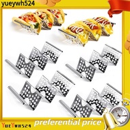 yueywhTaco Holders Set of 6, Stainless Steel Taco Holder Stand, Stylish Shell Holders, Each Metal St
