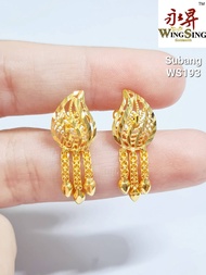Wing Sing 916 Gold Earrings / Subang Indian Design Emas 916 (WS193)