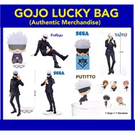 Gojo Lucky Bag Authentic Jujutsu Kaisen Gojo Figure Plush Taito Gojo SEGA Gojo Banpresto Gojo Gasha 