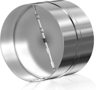 Hon&Guan 4/6/8/10 Backdraft Damper One-Way Airflow Ducting Insert Backflow Preventer Duct Draft Bloc