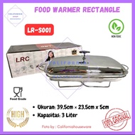 Prasmanan Set Kaca Anti Panas LRC / Hot Food Warmer LRC / Prasmanan Kaca Tutup Stainless