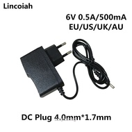 Dc 6V Universal Switch Power Supply Adapter Charger 500Ma For Omron Blood Pressure Monitor 7120/U10l/8713 Eu Plug