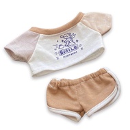 Changing Dressing Game 20CM Doll Sports Suit Dolls Clothes T-shirt Shorts Cap Miniature Sportswear P
