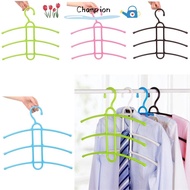 CHAMPIONO Clothes Hanger Anti-skid Hanger Hook Fishbone Space Saver