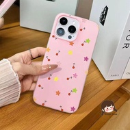 Cartoon Dopamine Star Cherry Solid Color Phone Case For OPPO A5i A5 Pro A5X A3 Pro A3X A40 A40M A38 