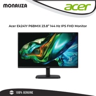 Acer Ek241Y P6Bmix 23.8″ FHD IPS Monitor 144Hz Black