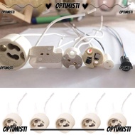 OPTIMISTI8E Lamp Holder, G4/G5.3/G9 G4 Socket Plug Bulb Base, High Quality Ceramic Head Wire Connect