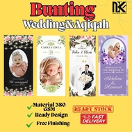 Bunting Wedding/Aqiqah/Bunting kahwin