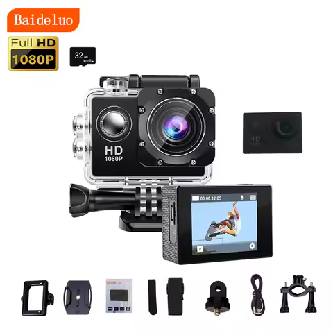Mini Action camera UHD diving recorder cycle record waterproof helmet record wide Angle underwater o