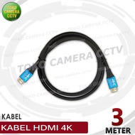 HDMI 4K 3 METER CABLE HDMI TO HDMI 4K CABLE/ 3m