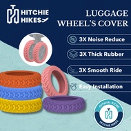 HH Premium Protect Suitcase Luggage Wheels Wheel Silicone Protector Rubber Cover Reduce Noise Pelind