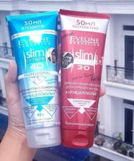 [HÀNG CHUẨN CHÂU ÂU] Kem tan mỡ Eveline Slim Extreme 3D và 4D (Russian mart Linh Sơn)
