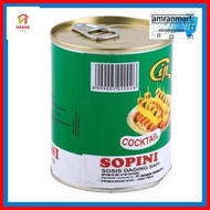 W3Qe35W- Sosis Sopini Cip Cocktail Sapi 325 Gr - Daging Kaleng Bpom Ri
