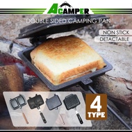 Sandwich Maker Pan Pembakar Roti Sandwich Toaster Panini Maker Bread Toaster Camping Frying Pan Bread Toaster With Cover